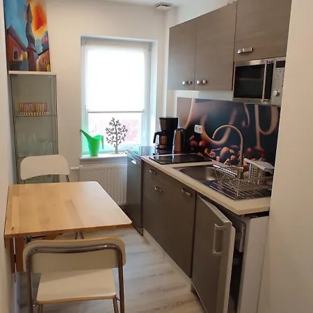 Apartment Crossair Mit Parken, Fahrradgarage Und Pkw-wallbox Am Haus Zwickau
